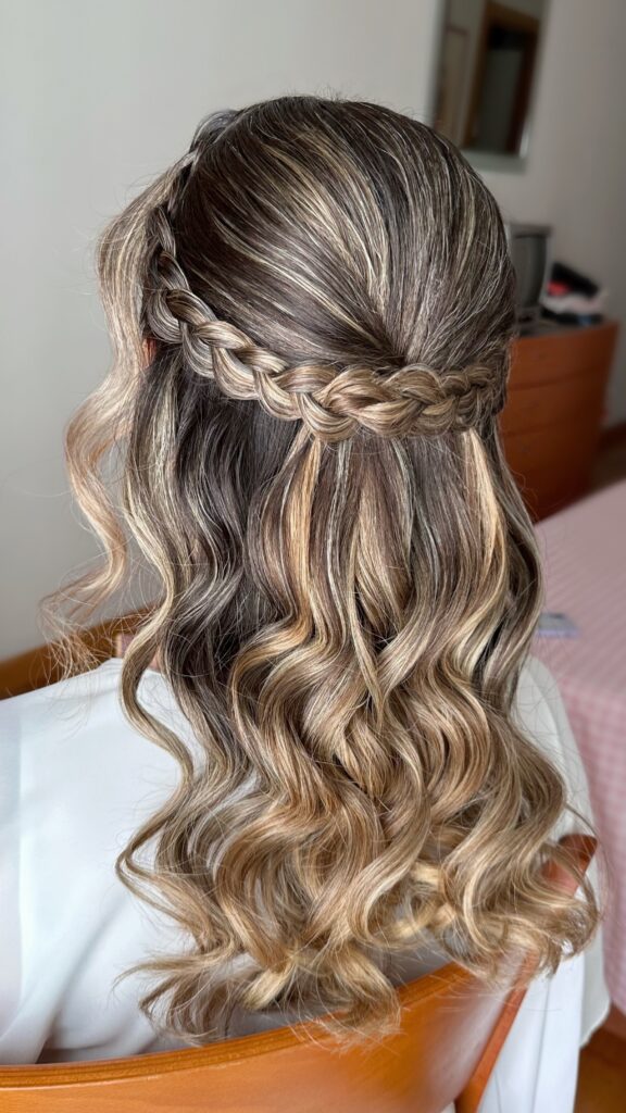 Bride hairstyle Lisbon